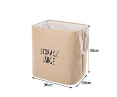 Arkmiido cesto para ropa sucia plegable,La canasta de ropa sucia con asa anillada,material Oxford engrosado se puede usar para bolsas de almacenamiento como el dormitorio y el ba/ño.