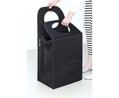 Brabantia 101762 - Bolsa rectangular para la colada, color negro