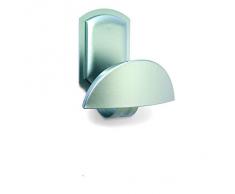 Brinox Perchero Media Luna, Cromado Mate, 8.4x4.5x5 cm