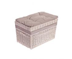 Ropa Armario, Baúl para ropa, ropa - Cesta de mimbre, puff de ropa de mimbre, Juguete
