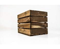 Set de 3 Cajas de Fruta Sam, Cajas de Fruta, Madera, Marrón, 30x20x20cm, 3 Unidades. Incluye Imán de Regalo Personalizable. …