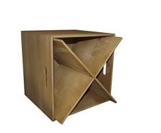 Expovinalia 246010 - Cajon botellero, Madera, Color Roble Claro