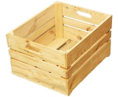 LOTE DE 4 CAJAS PINO NATURAL