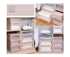Venus valink Plástico Caja Almacenaje, Portátil Cajón Funda, Apilables Almacenaje Cubo para Sujetador Ropa Interior Ropa Armario Closet, Arreglo Caja Contenedor Almacenaje Organizador Soporte