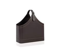 ANDREA HOUSE Revistero Efecto Piel Marron