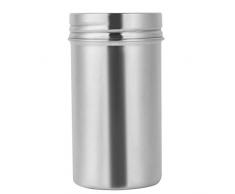 TOPINCN Tarro de Almacenamiento 304 de Acero Inoxidable Sellado para té, café y Frijoles