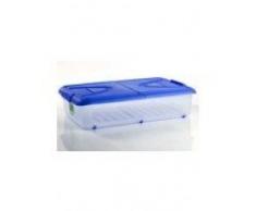 PLASTICOS HELGUEFER - Caja Multibox 60 Litros Con Ruedas Bajo Cama