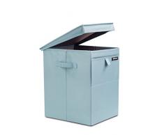 Brabantia 109300 - Caja apilable para la colada, color negro