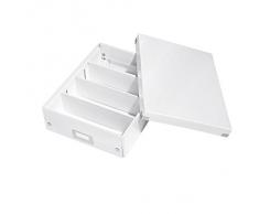 Leitz Caja Organizadora, Gama Click and Store 60580001 - Mediana, Blanco