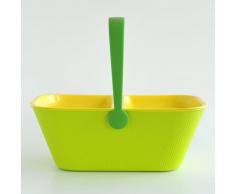 Alessi Petnic - Cesta de viaje para mascota, color verde