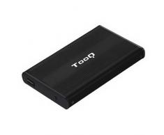 TooQ TQE-2510B - Caja HDD, color negro
