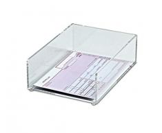 Maul 1953005 - Caja para notas (DIN A6, acrílico, para cajones, apilable, 165 x 120 x 53 mm), transparente