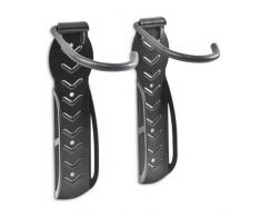 Relaxdays Set 2 soportes bicicleta a pared - Soporte hasta 25 kg cada uno