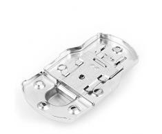 sourcingmap® Maleta de equipaje en el pecho baúl de metal de bloqueo Palanca Captura Pestillo bloqueo Tono de plata w llaves