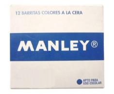 Manley MNC04737 - Caja con 12 ceras, color negro