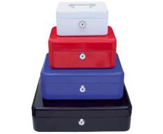 Wedo 14540 - Caja para dinero (30 x 24 x 9 cm, 5 compartimentos), color azul