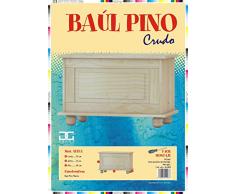 Dogar Baúl Altea Crudo, Pino, Beige, 46x70x39 cm