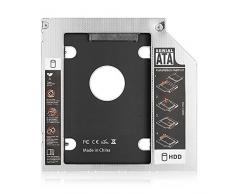 SATA III SSD/HDD Caja de instalación en optical bahìa CD/DVD/Blu-ray de 9.5 mm de altura