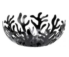 Alessi ESI01/29 B - Frutero de acero, color negro
