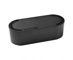 D-Line EU/CTUSMLB/SW | Caja organizadora de cables | Pequeño y en color negro