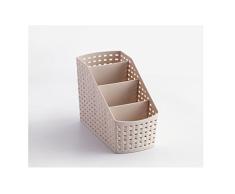 Cajas y soportes Rattan Desktop Cosmetics caja de almacenamiento Cesta de almacenamiento Cesta diversa Mesas de tocador Cosmética Cuidado de la piel Maquillaje cepillo Barra de labios Caja de almacena