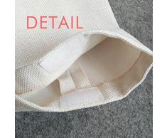 DIYthinker Los esquís y Las Botas de Deportes de Invierno Ilustración del Papel de Tejido de algodón Cubierta de Lino del almacenaje del sostenedor del envase Regalo 17x27cm