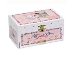 Goki Ballerina IV - Caja de música con cajones y Bailarina