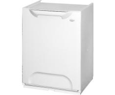 Art Plast R34 - Cubo dereciclaje de plástico apilable, color blanco