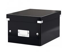 Leitz Caja de almacenamiento pequeña A5, Negro, Click and Store, 60430095