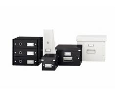 Leitz 60490095 Click & Store - Clasificador de documentos (4 cajones), color negro