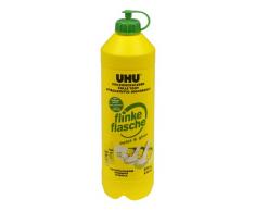 UHU 46325 810ml adhesivo - Goma (Amarillo, Caja de cartón, Corcho, Tela, Vidrio, Cuero, Metal, Papel, De plástico, Porcelana, Madera, Polietileno, Polipropileno, 60 °C, 810 ml, 850 g)