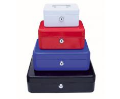 Wedo 14520 - Caja para dinero (20 x 16 x 9 cm, 5 compartimentos), color rojo