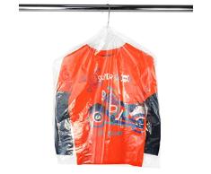 Hangerworld 30 Funda 50X40cm Polietileno Protector Ropa Antipolvo Transparente para Ropa Niños