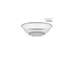 HOME 0 Cesta Ovalada Acero Inoxidable 24X19 Utensilios de Cocina, Multicolor, One Size