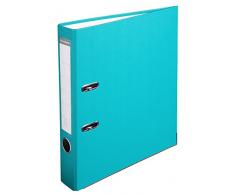 Exacompta archivador (polipropileno, A4, 2 anillas, lomo 50 mm, kaschierter Caja de cartón, color verde claro