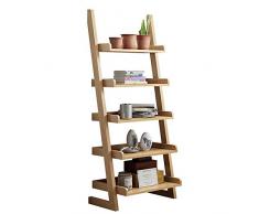 ZhaoXH Nivel 5 Escala de Madera Estantería Estantería Inclinada de Almacenamiento Estante de Exhibición para El Almacenamiento de Libros Planta de La Flor/Home Office Uso - 23.62x11.81x55.12inch