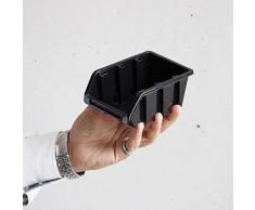 60 pieza apilable Caja Estantería Caja clasificador Visión Almacenamiento Caja en de 0,6 litros. Almacenamiento Caja 15,5 X10 X 7 cm