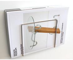 Plew Plew - Revistero, Acero Inoxidable, Montado en la Pared