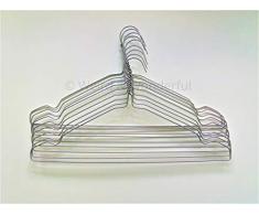 AlliedSure 50 - Perchas de Alambre para Ropa (Metal, Resistentes, duraderas)