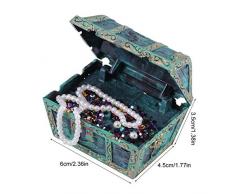 Fdit Decoración para Acuario, Caja de joyería Decorativa Artificial para pecera, Acuario, Paisaje, decoración