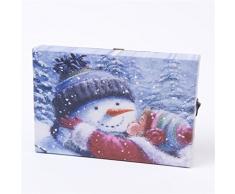 Homestreet Luz LED o estante de pie mini colgante de Navidad Xmas Lienzos