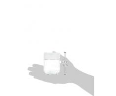 Moulinex A14A0 - Tarro para yogurt casero, libre de BPA, apto para lavavajillas, 160 ml, 7 unidades, vidrio, blanco/transparente