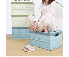 ZHANGQIANG cesto para la Colada Laundry Basket Caja Y Tapa De Almacenamiento De Plástico Apilables/para Almacenamiento En La Parte Inferior, Taburete De Almacenamiento En El Gabinete