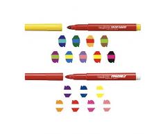 CARIOCA MAGIC MARKERS | 41369 - Caja de Rotuladores con Tinta Mágica Cambia Color, Colores Surtidos 20 Unidades