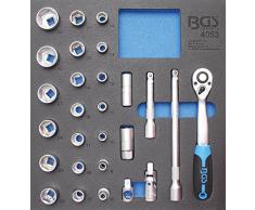 BGS carro de taller Einlage llaves de 12,5 mm, 27 piezas, 1 pieza, 4053