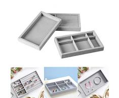 MZY1188 Caja de Almacenamiento de Joyas - Nuevo cajón Bandeja de Almacenamiento de Joyas de Bricolaje, Caja de exhibición de Joyas Caja de Regalo para Anillo Pulsera Pendiente Soporte Tamaño pequeño