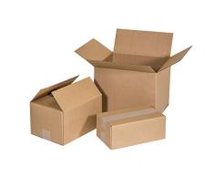 Kartox | Cajas de Cartón | Canal Simple Reforzado | Caja almacenaje | 25x20x15 | 25 unidades