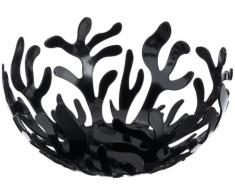 Alessi ESI01/21 B - Frutero de acero, color negro