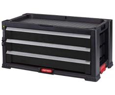 Keter carro de herramientas 3 cajones 59 x 29 x 26 cm