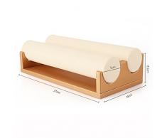 Caja Joyero Armario para Joyas Expositor de Pendientes Anillos Pulseras Soporte para Joyería Sostenedor de la exhibición de la joyería Soporte de la bandeja Percha Organizador multifuncional del rectángulo para organizar Pulsera